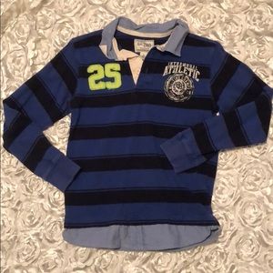 Layered look boys collared shirt size L (10/12)